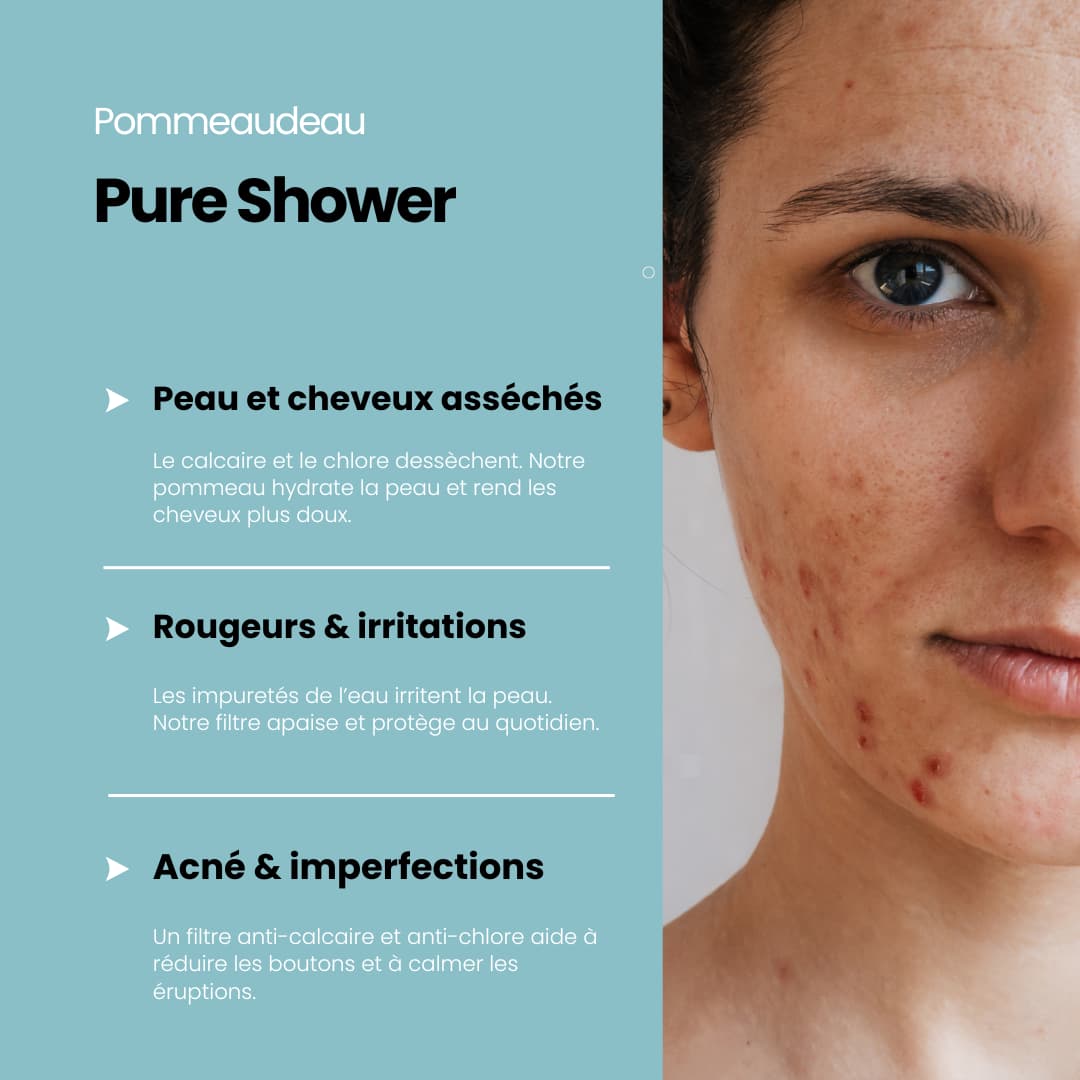 pommeau de douche anti calcaire Pommeaudeau Pure Shower™